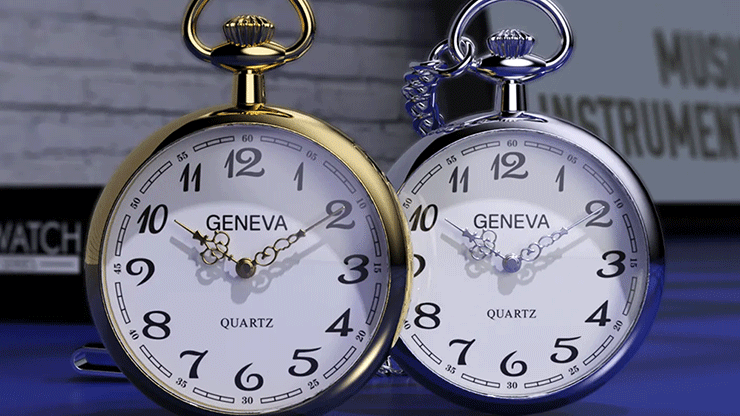 Pocket Watch (Silver) by Iarvel Magic