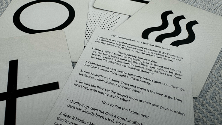 ESP Testing Cards by Dead Rebel Magic