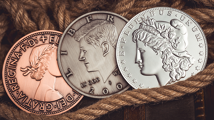 Bacon Jumbo Coin (Morgan) by Bacon Magic