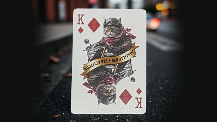 Biker Cats Playing Cards by Collectable Playing Cards