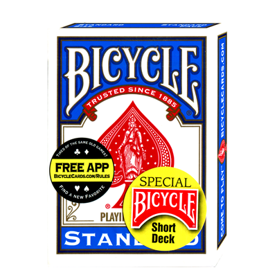 Bicycle Short Deck (Blue) by US Playing Card Co.