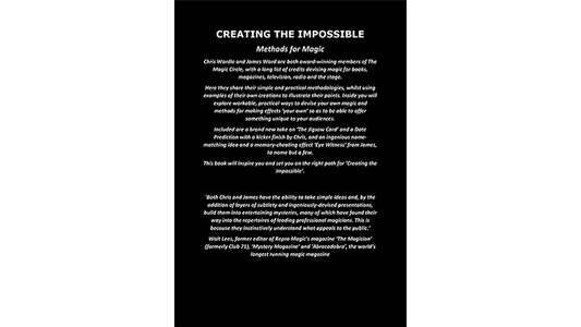 Creating the Impossible by Chris Wardle and James Ward - Book