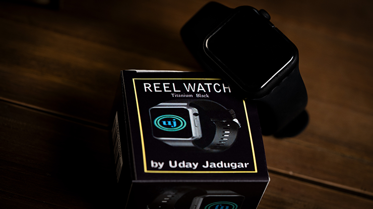 REEL WATCH Titanium Black with black band smart watch (KEVLAR) by Uday Jadugar