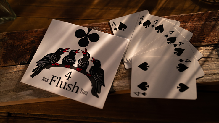 4 FLUSH BLUE by Nick Trost and Murphy's Magic - Trick