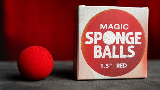 Magic Sponge Balls 50PK RED 1.5" by Murphy's Magic