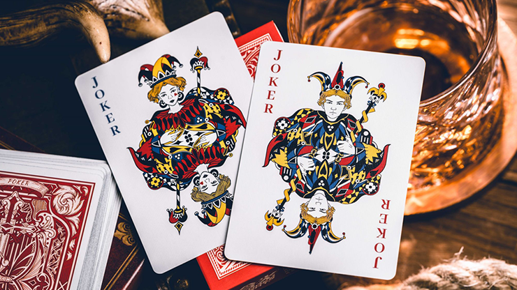 Sanctuary (Red) Playing Cards