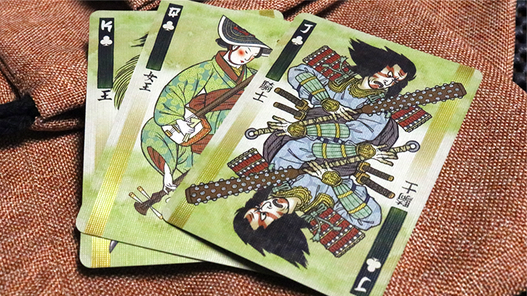 RONIN (Club Clan Edition Green) Playing Cards by Kings Wild Project