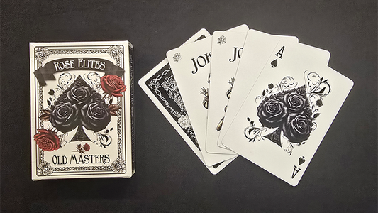 Rose Elites - Old Masters (Black) Marked Deck Playing Cards
