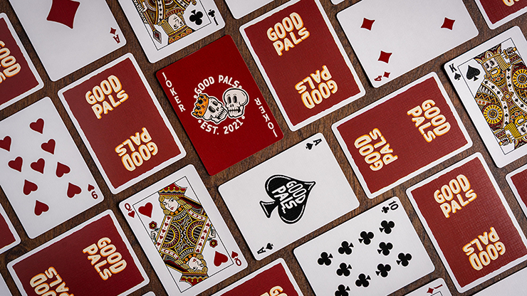 Good Pals Red Logo Playing Cards
