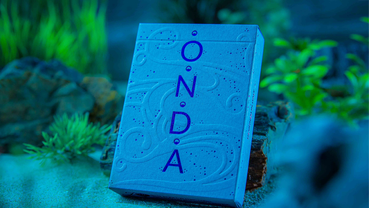 ONDA (Blue) Playing Cards by JOCU