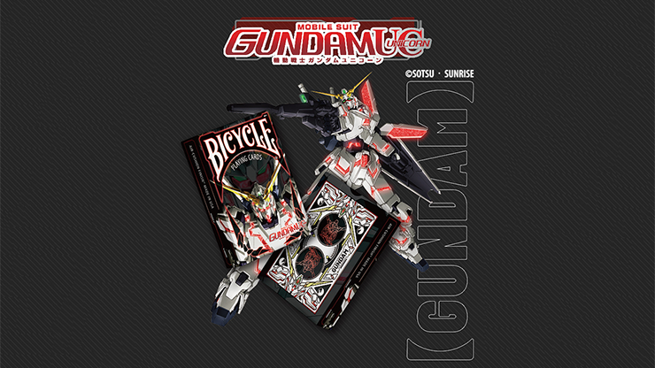 Bicycle Gundam Unicorn Playing Cards