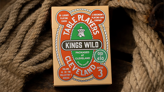 Gilded No.13 Table Players Vol.41 Playing Cards by Kings Wild Project