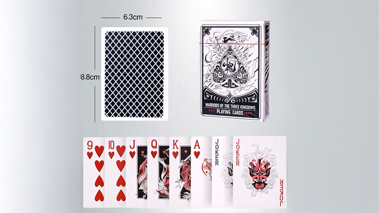 Warriors Of Three Kingdoms (Blue) Playing Cards by YOKAGAME