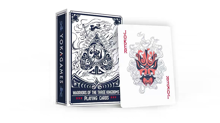 Warriors Of Three Kingdoms (Blue) Playing Cards by YOKAGAME