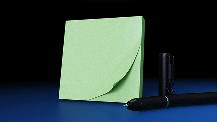 The Iarvel Magic Post-It Pad (Green) by Iarvel Magic