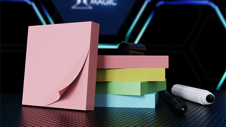The Iarvel Magic Post-It Pad (Blue) by Iarvel Magic
