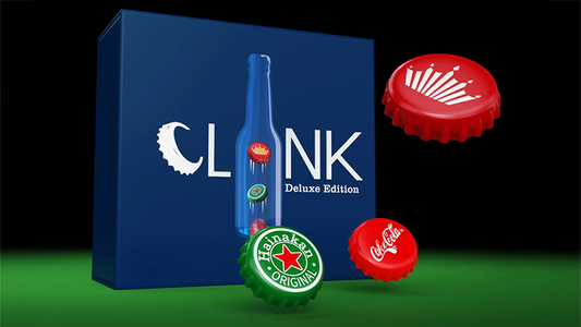 The Clink (Cap in Bottle) Set by Iarvel Magic and Wonder House (Heineken, Coke, and Budweiser)