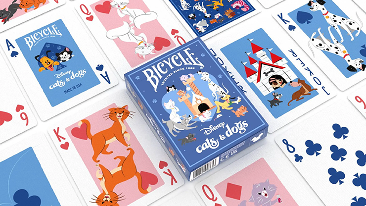 Bicycle Disney Cats and Dogs Playing Cards by US Playing Card