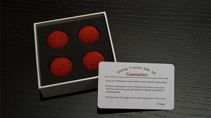 Shining Crochet Balls (Red) by JT Magic