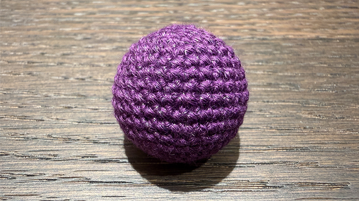 Shining Crochet Balls (Dark Purple) by JT Magic