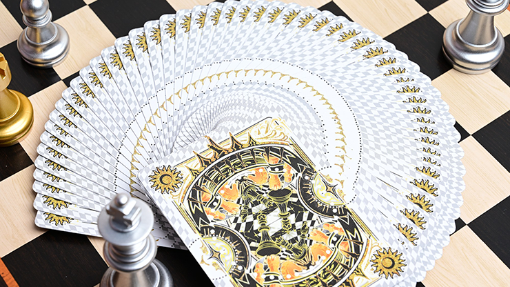 CHESS White Playing Cards by Hidden Light
