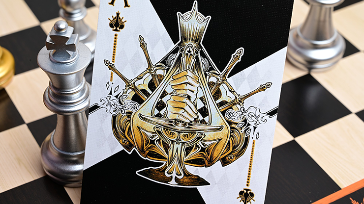 CHESS White Playing Cards by Hidden Light