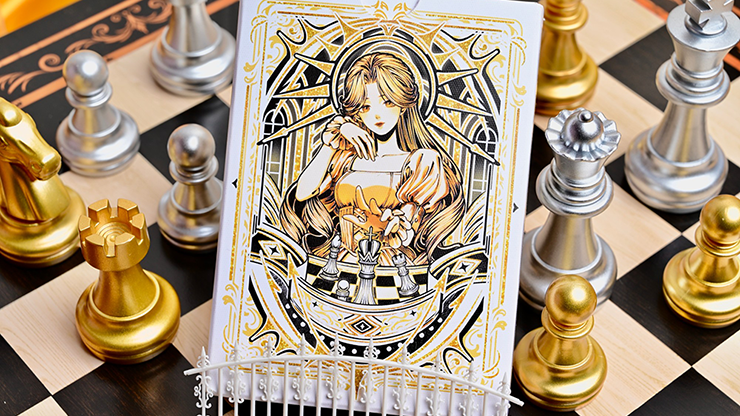 CHESS White Playing Cards by Hidden Light