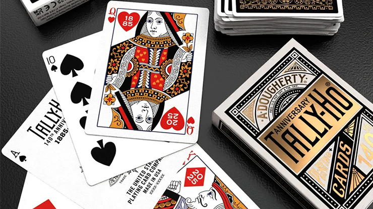 Tally Ho 140th Anniversary (Metaluxe) Playing Cards by US Playing Card