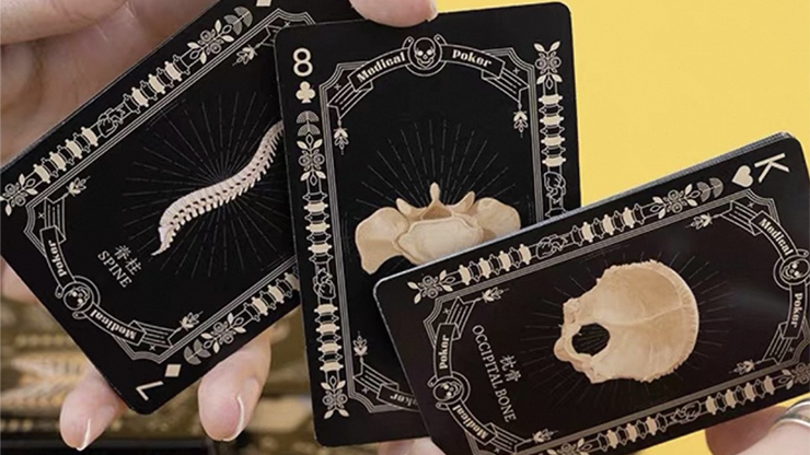 Medical Poker (Black) Playing Cards