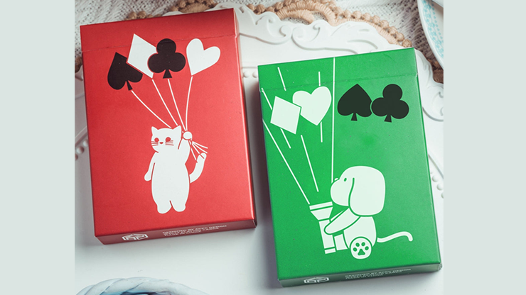 Puppy Diary - Green Limited Edition Playing Cards by