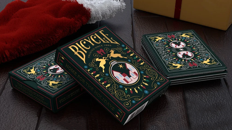 Bicycle Home for the Holidays Playing Cards by US Playing Cards