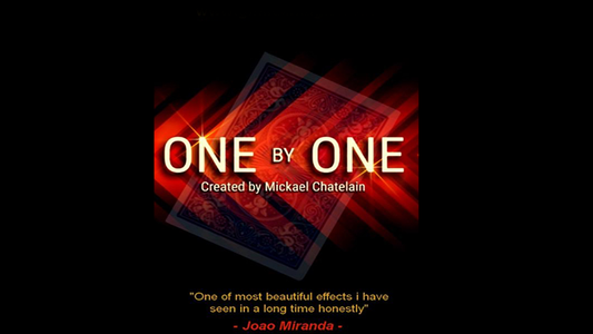 One by One (Red) by Mickaël Chatelain