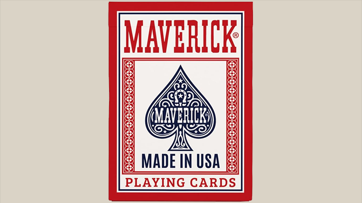 Maverick Made in the USA (Red) Playing Cards