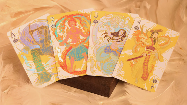 Mythic Divide YGGDRASIL Edition (Fury of Light) Playing Cards by Room One