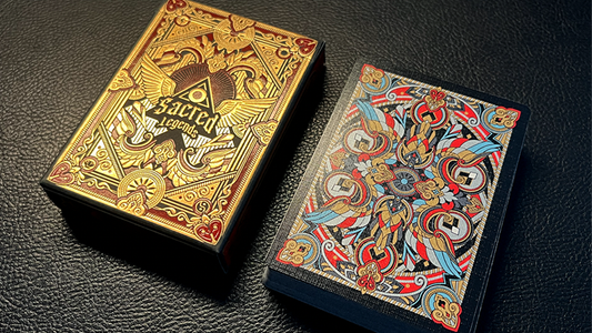 Sacred Legends Black Edition Playing Cards  by HypieLab