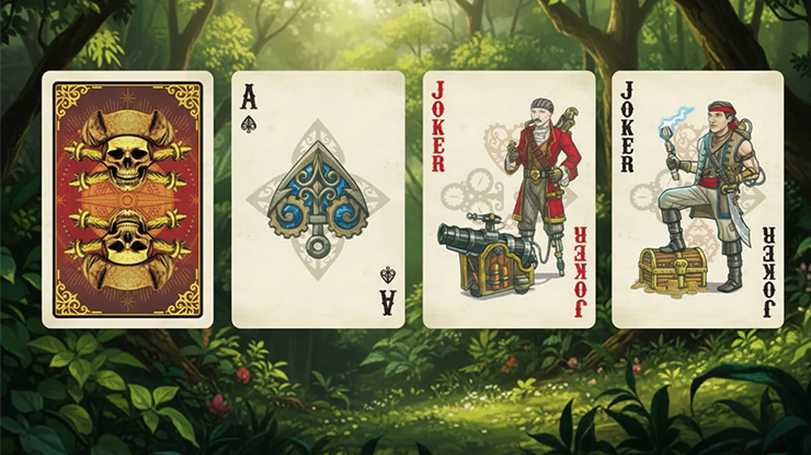 Skeleton Pirates Playing Cards