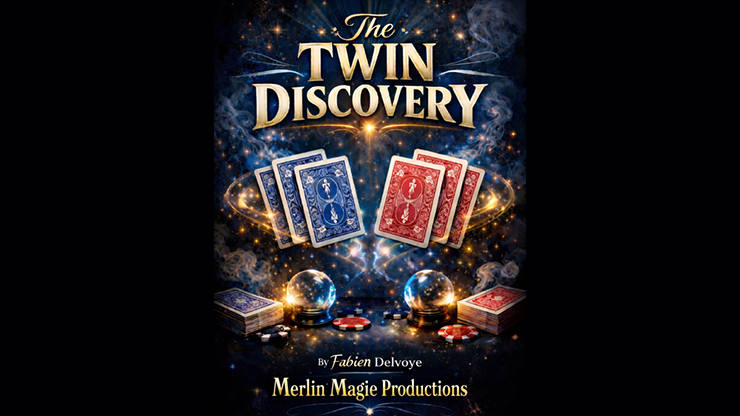 The Twin Discovery by Fabien Delvoye & Merlin Magie Productions (Red)