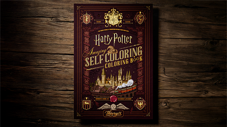 Harry Potter Self-Coloring Book by theory11