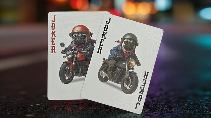 Biker Dogs Playing Cards by Collectable Playing Cards