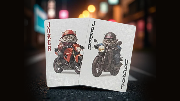 Biker Cats Playing Cards by Collectable Playing Cards