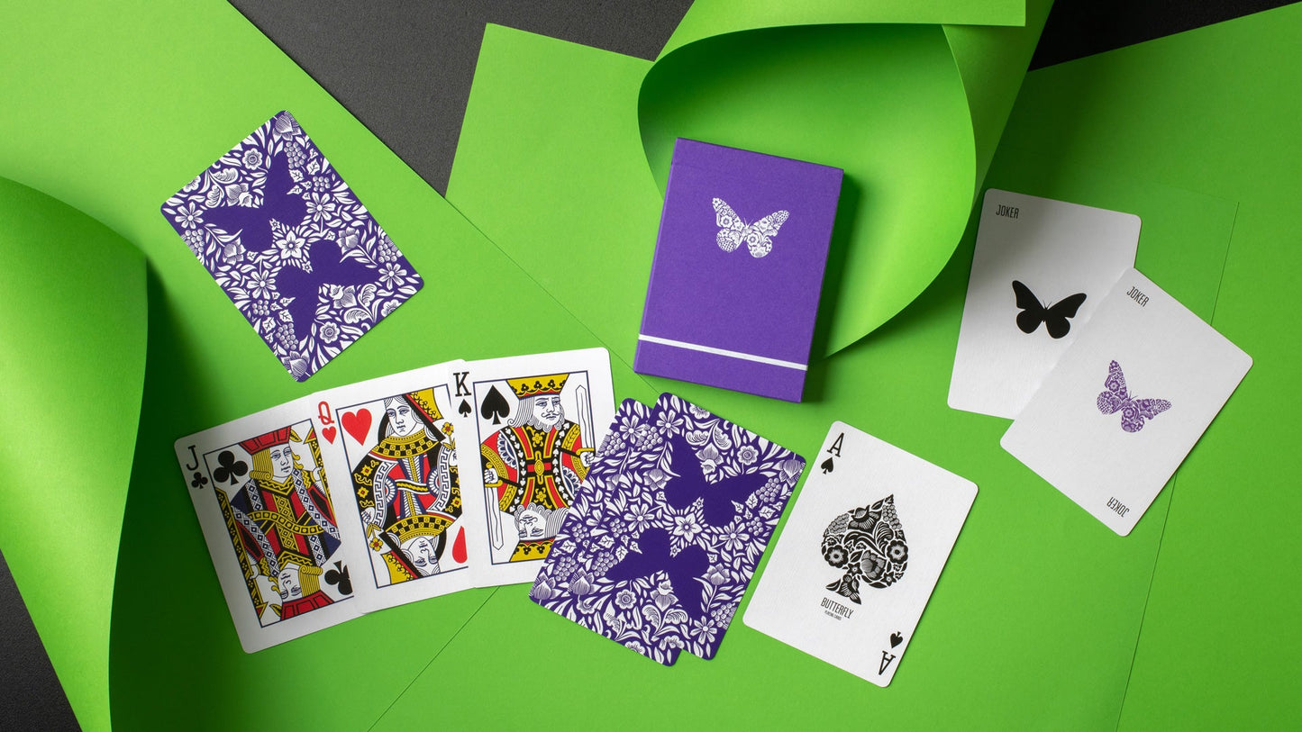 Butterfly Playing Cards (Royal Purple Edition)