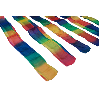 Thumb Tip Streamer 12 pack (2 inch  x 4 feet) by Magic by Gosh - Tricks