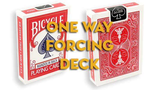 Assorted Mandolin Red One Way Forcing Deck (assorted values)