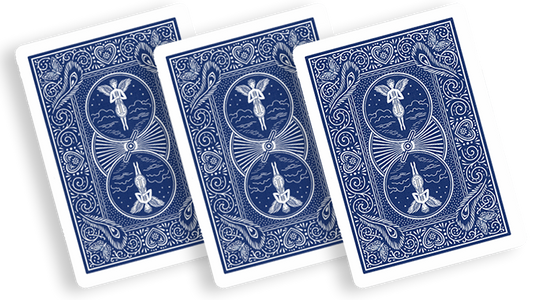 Assorted Mandolin Blue One Way Forcing Deck (assorted values)