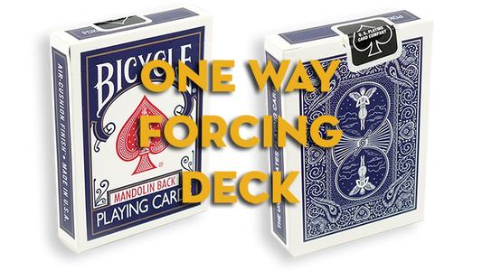 Assorted Mandolin Blue One Way Forcing Deck (assorted values)