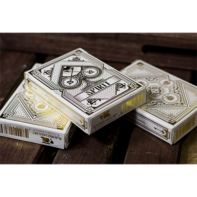 Spirit White Playing Cards by Gamblers Warehouse