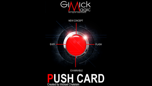 PUSH CARD (English) by Mickael Chatelain  - Trick