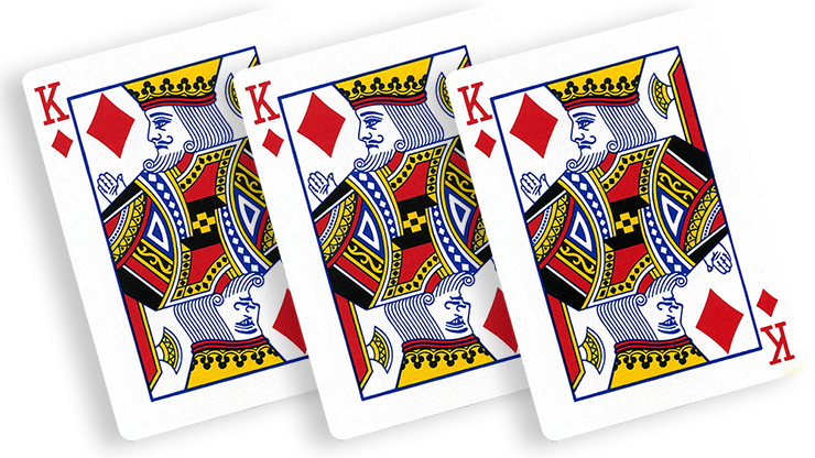 Flash Poker Card King of Diamonds (Ten Pack) - Trick