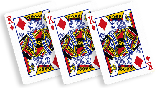 Flash Poker Card King of Diamonds (Ten Pack) - Trick