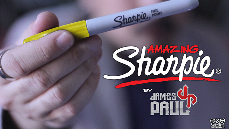 Amazing Sharpie Pen (Yellow) by James Paul - Trick